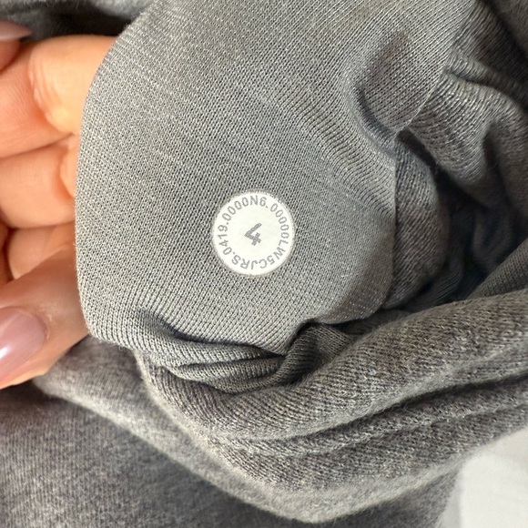 LULULEMON Warm Down Jogger II Heathered Core Medium Grey Size 4 - Picture 3 of 8